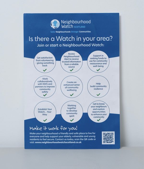 Is their a watch in your area A5 leaflet