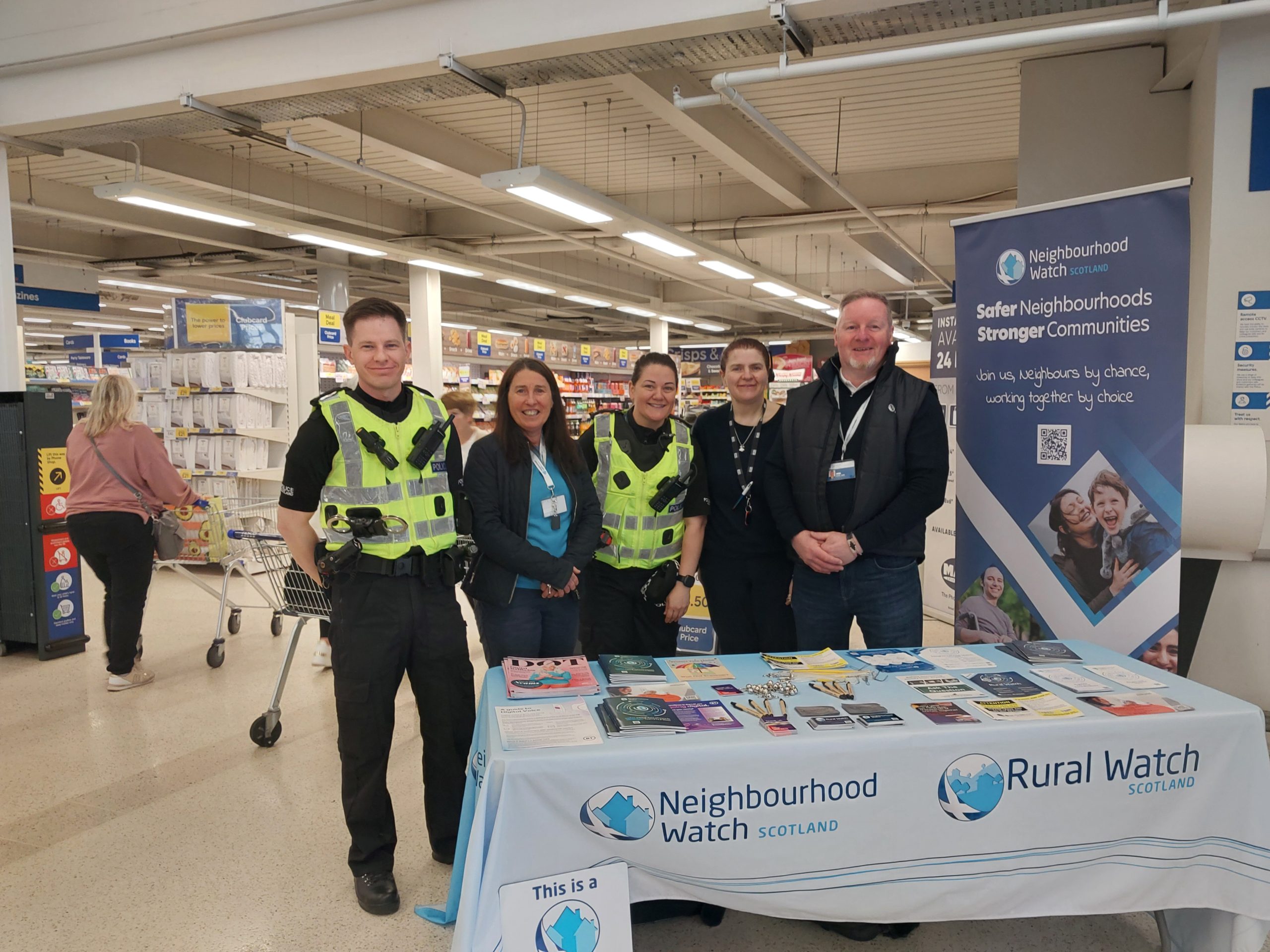 NWS and Police Scotland Information Event – Tesco, Alloa