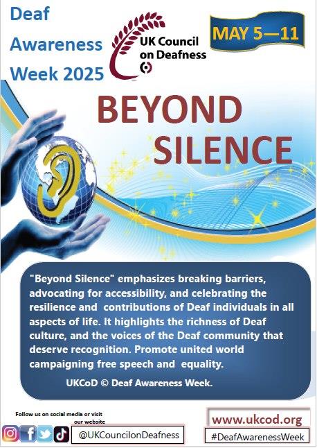 This week is #DeafAwarenessWeek.