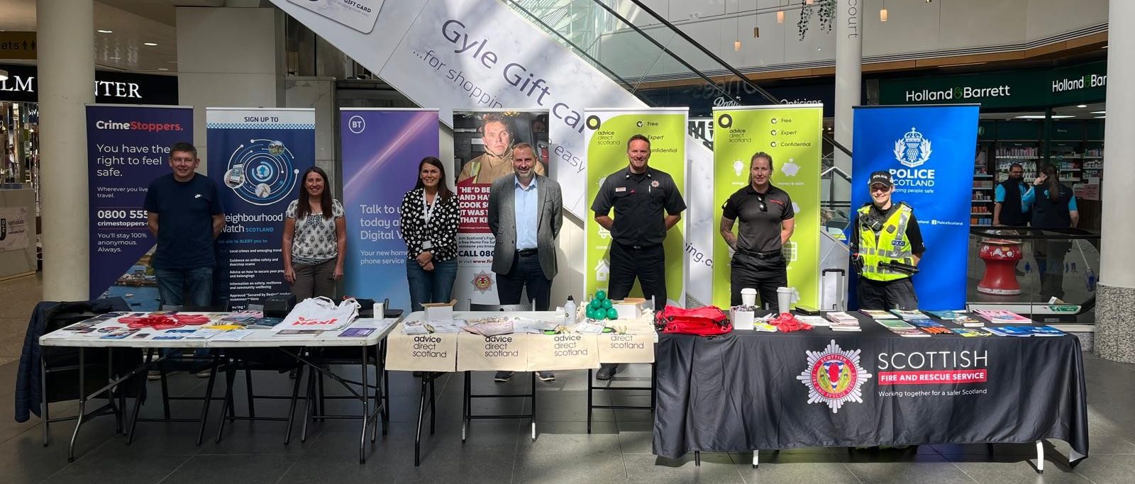 Community Safety Event – Gyle Shopping Centre, Edinburgh
