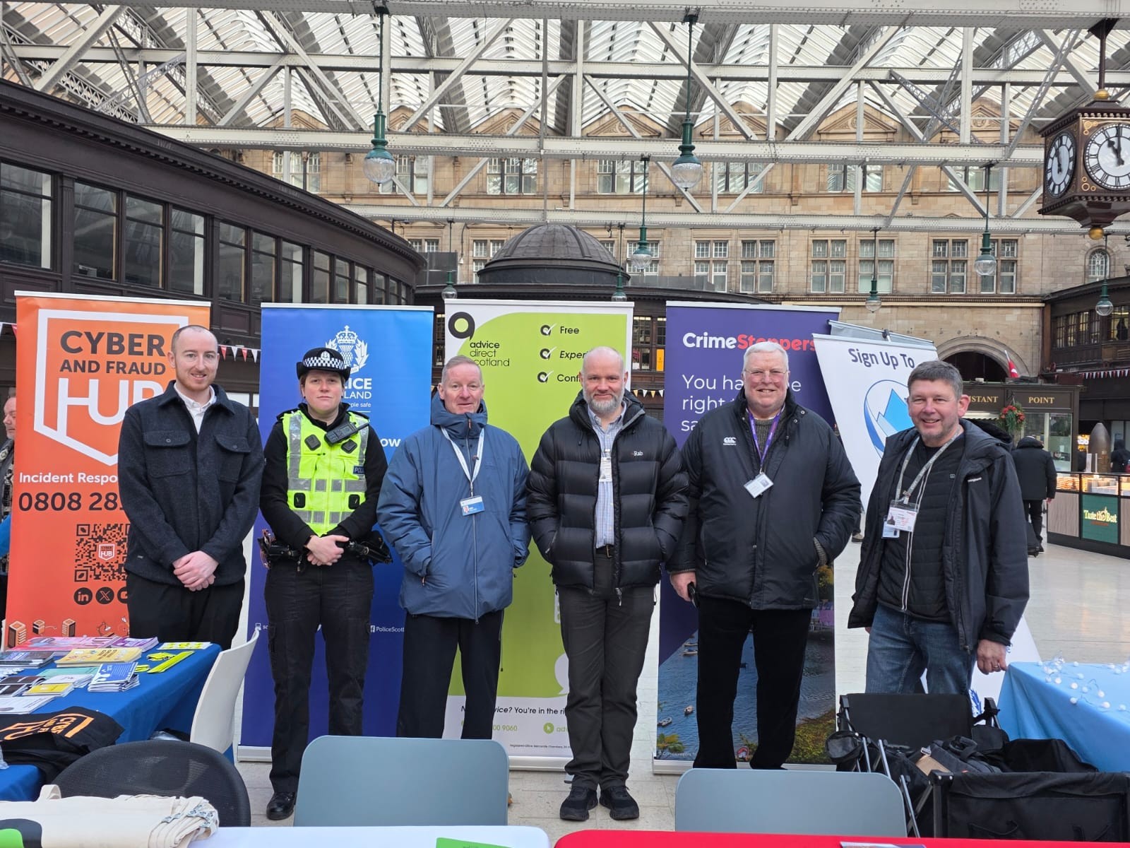 🚆 A Fantastic Day of Community Safety at Glasgow Central Station