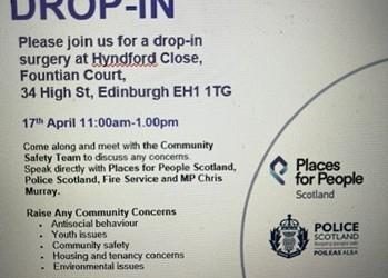 Community Drop-in Hyndford Close, Edinburgh