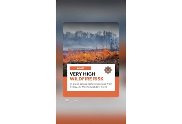 SFRS Wildfire Warning