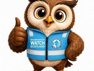 Meet Hoots – the new face of Neighbourhood Watch Scotland