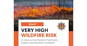 Wildfire Warning South Scotland Wednesday 12th August 2026
