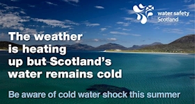 Warm Weather & Cold Water – Please Keep Safe When In And Around Water